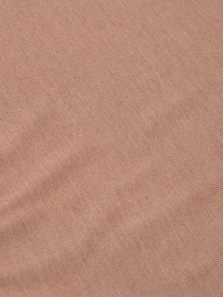 ZIPPER CASHMERE CAMEL