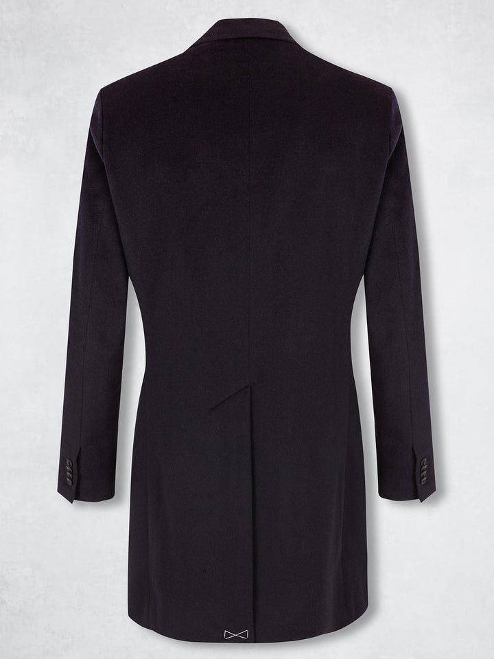 CASHMERE DB COAT NAVY