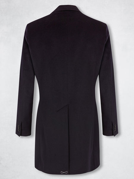 CASHMERE DB COAT NAVY