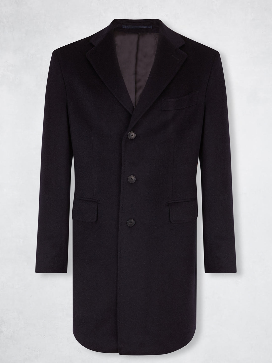 CASHMERE DB COAT NAVY