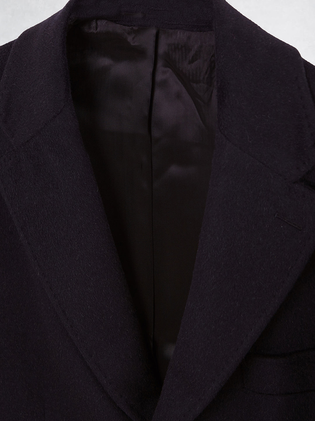 CASHMERE DB COAT NAVY