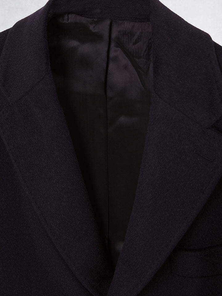 CASHMERE DB COAT NAVY