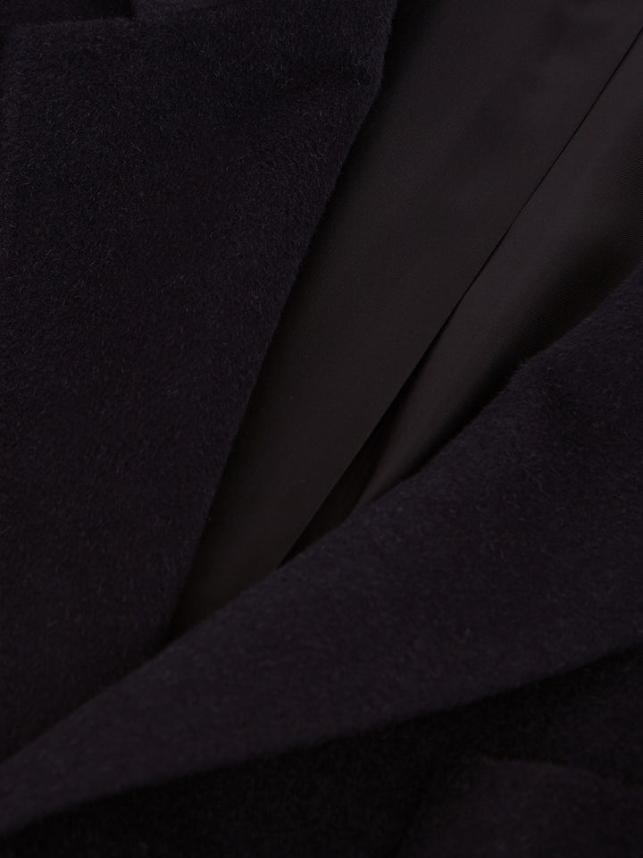 CASHMERE DB COAT NAVY