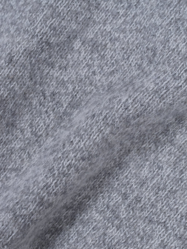 CASHMERE ROLL NECK GREY