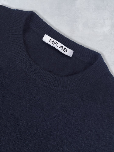 CASHMERE SWEATER NAVY