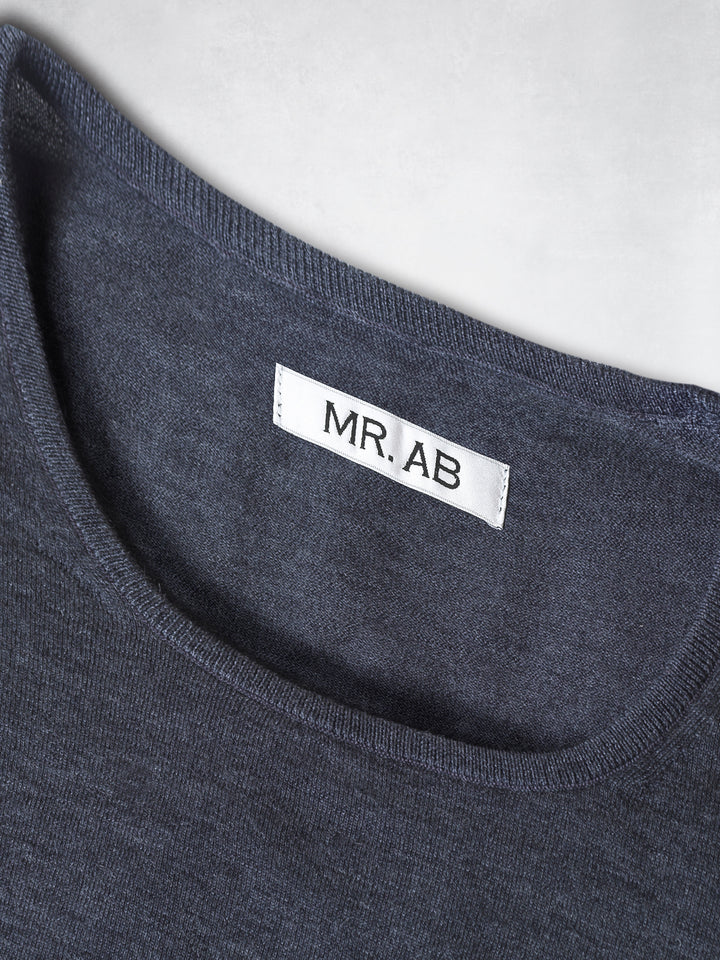 CREW NECK GREY