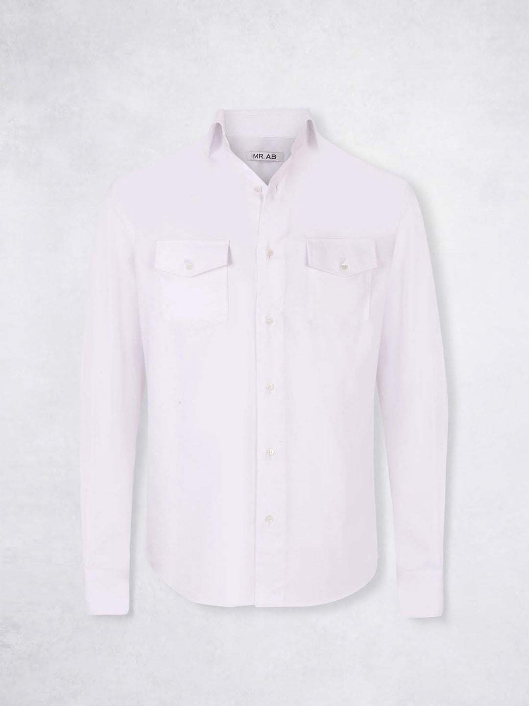 FLANNEL POCKET SHIRT WHITE