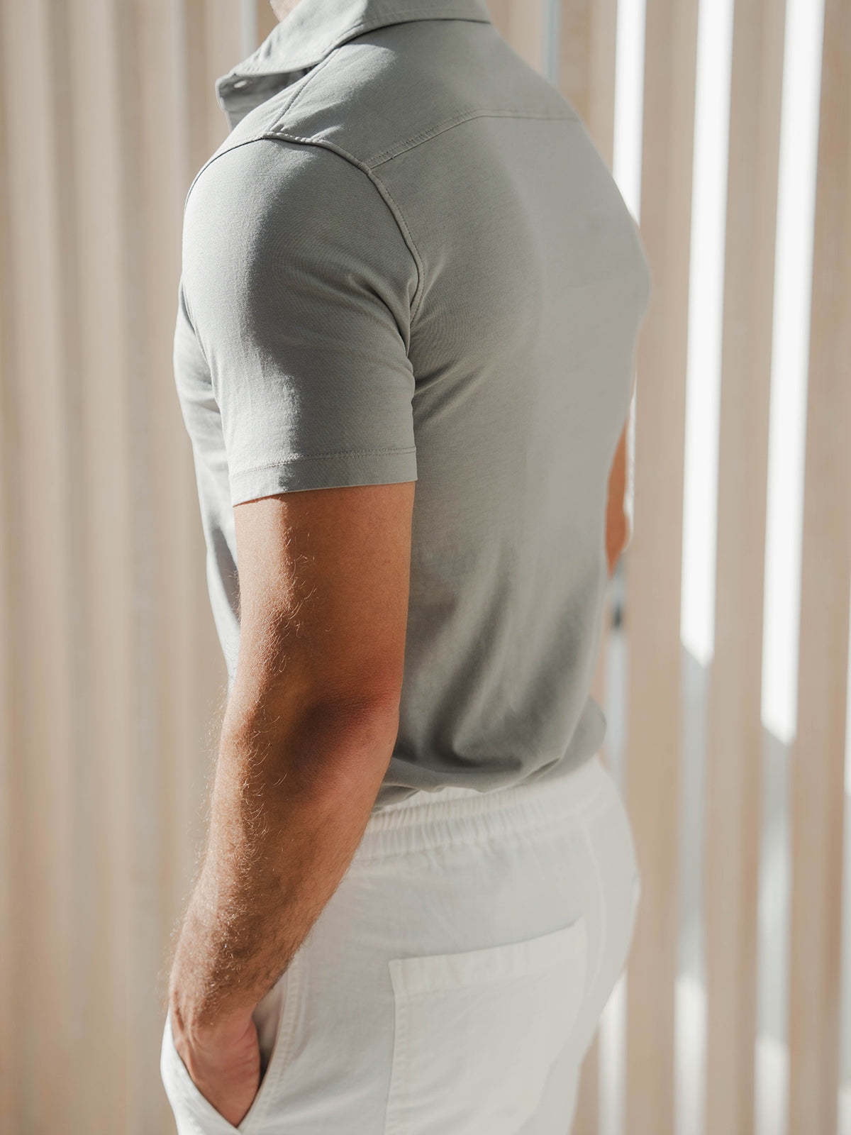 ICE POLO SS GREY
