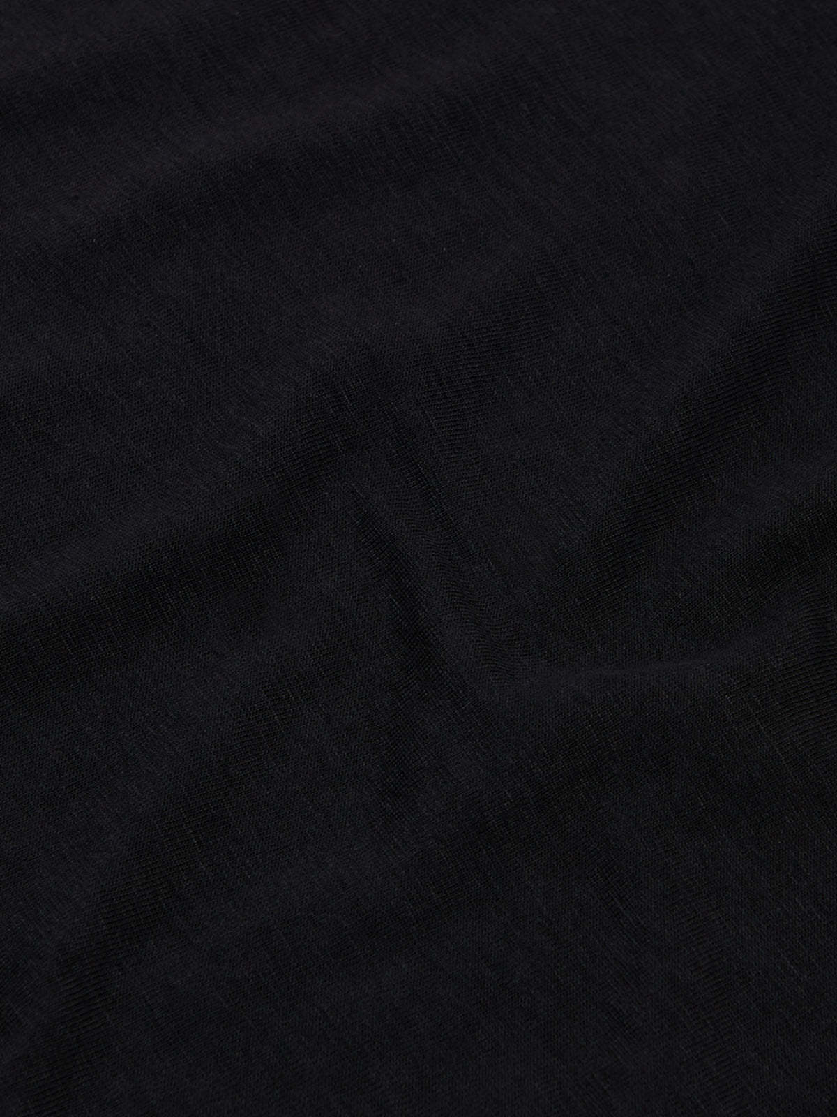 LINEN POLO MAO BLACK