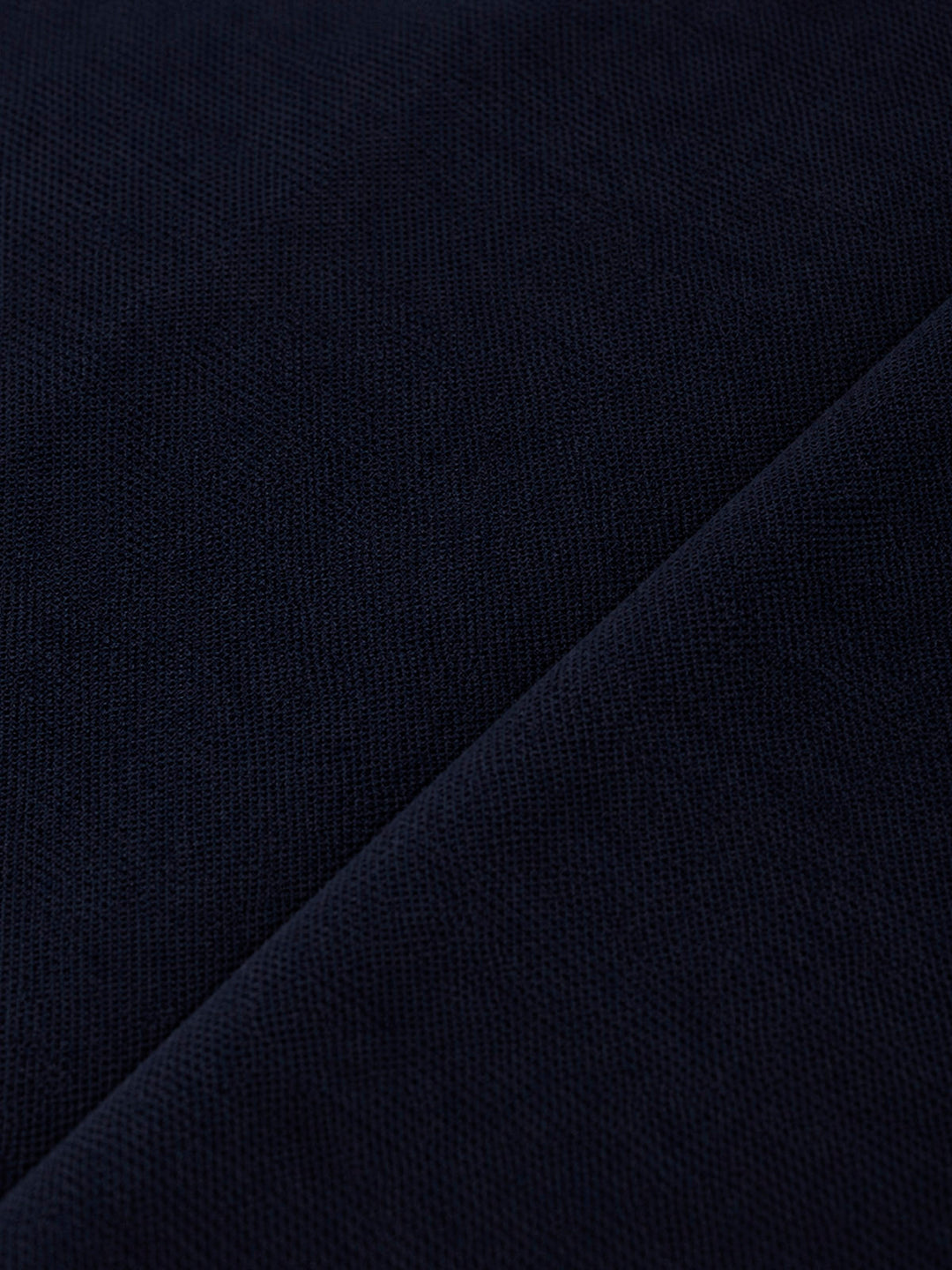 PIQUE CASHMERE SHIRT NAVY