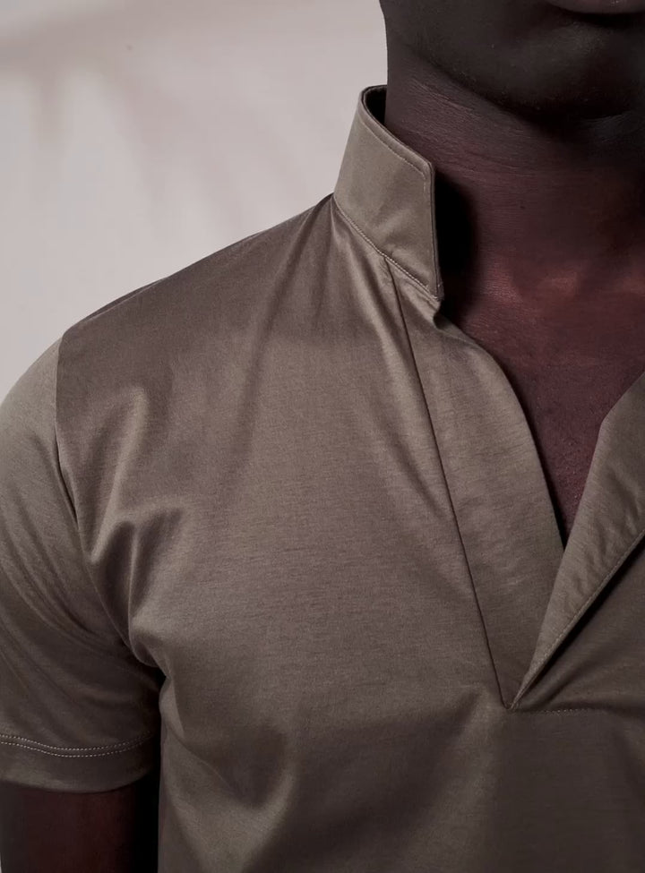 POLO MAO SILK KHAKI