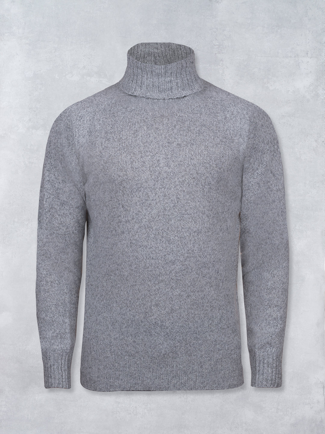 CASHMERE ROLL NECK GREY