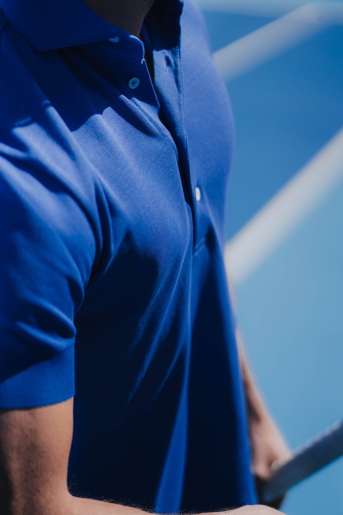 TECH POLO BLUE