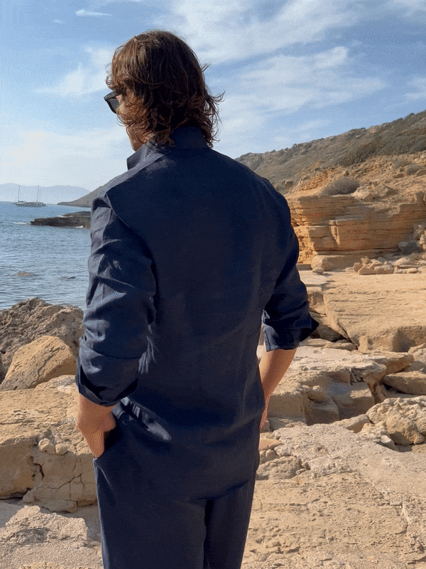 MAO LINEN NAVY