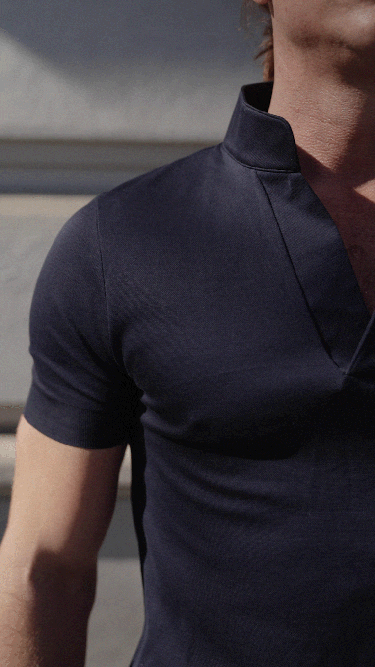 TECH POLO MAO NAVY