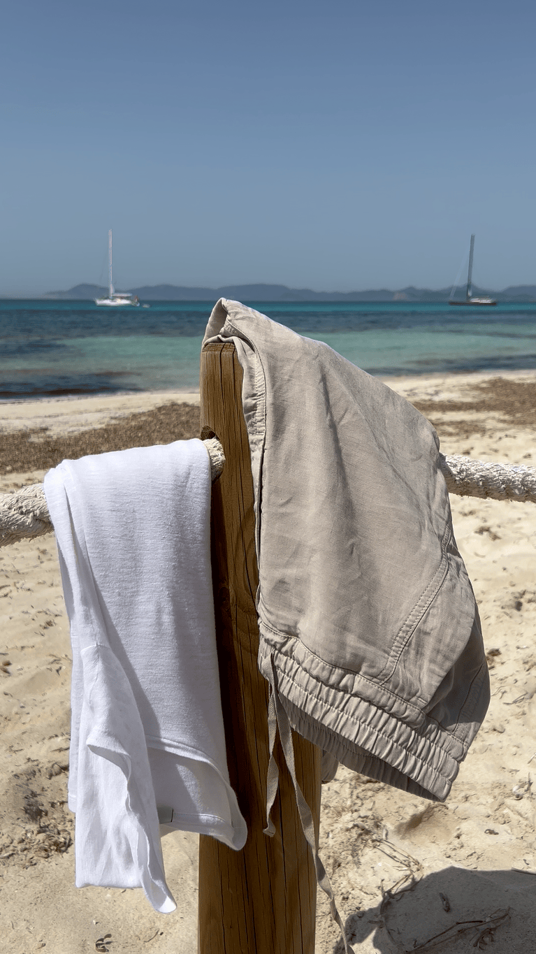 JOGGER LINEN SAND
